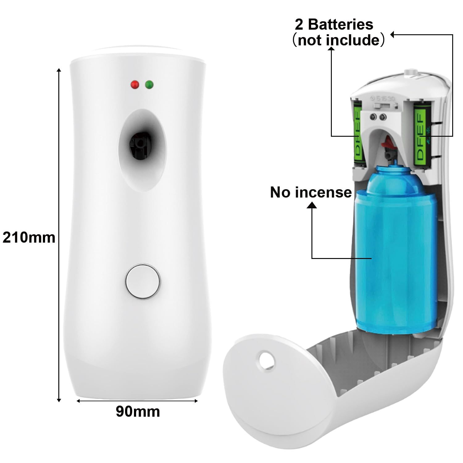 Automatic Air Freshener Spray Dispenser (2-Pack) view 5