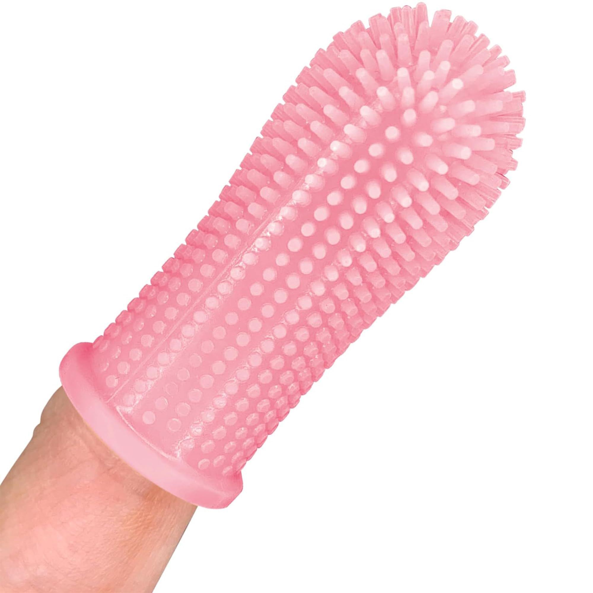 Pet Silicone Toothbrush Pet Oral Cleaning Dog Finger Toothbrush Preventing