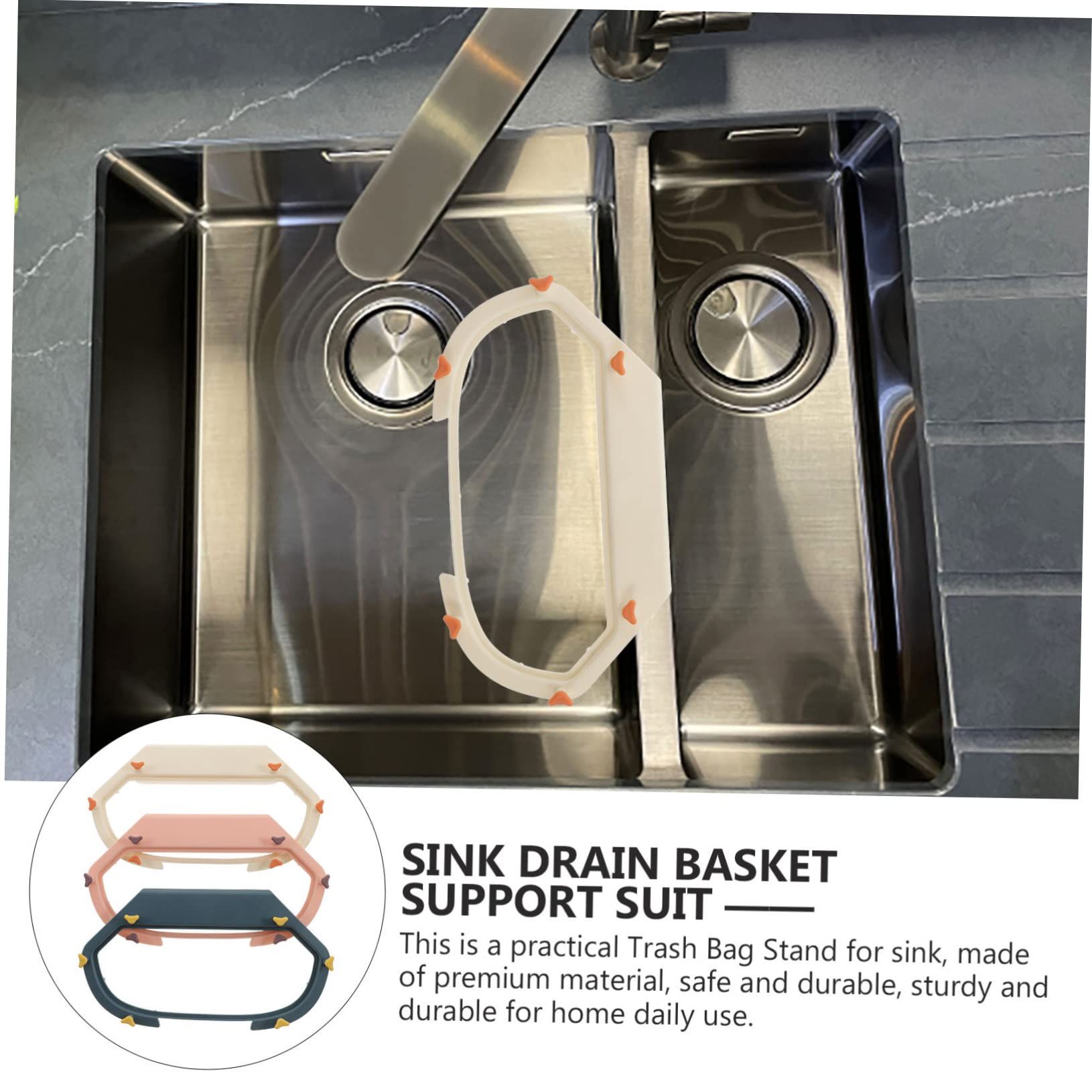 3pcs Sink Filter Holder Kitchen Sink Sink Drain Basket Sink Racks Sink view 3