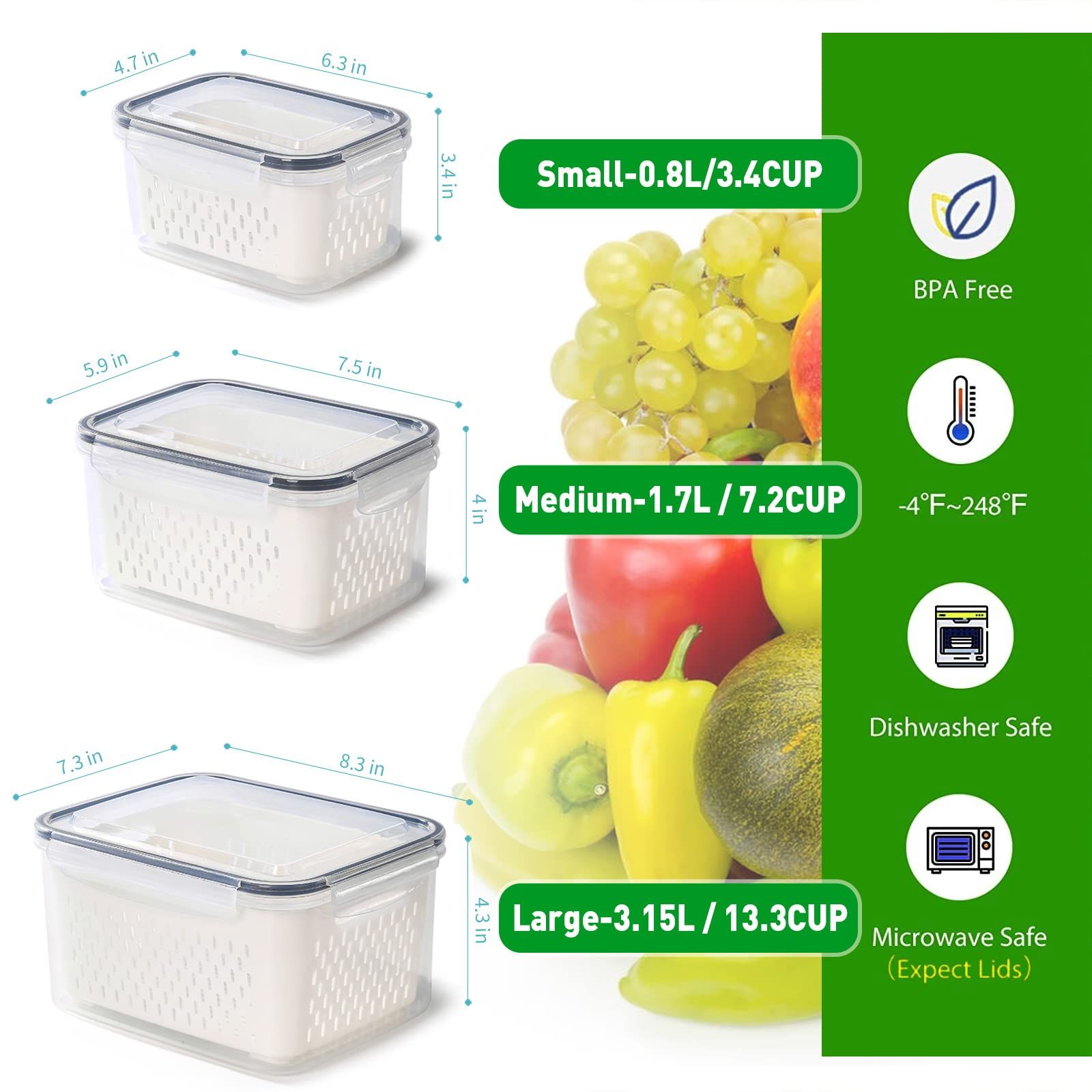Pack of 3 Fruit Fresh Produce Protector view 2