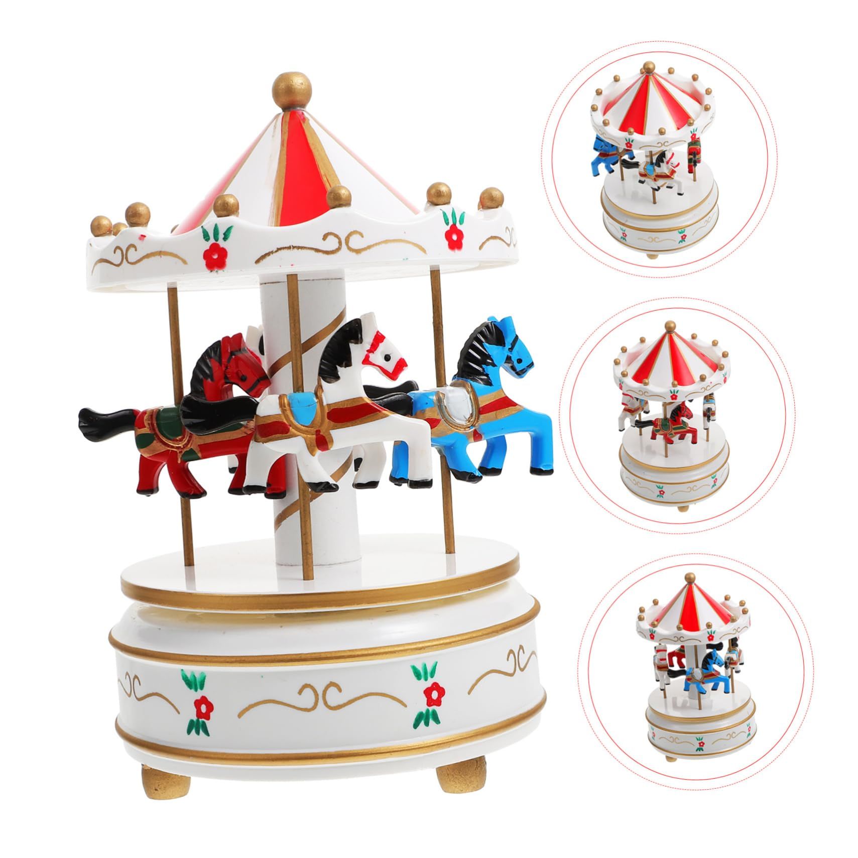 1pc Box Music Box Music Box para Niño Toys for Infants Vintage Toys House view 4