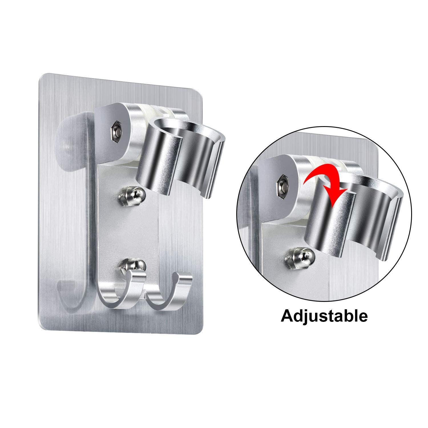 Shower Head Holder Strong Adhesive Shower Head Wall Mounting Bracket view 2