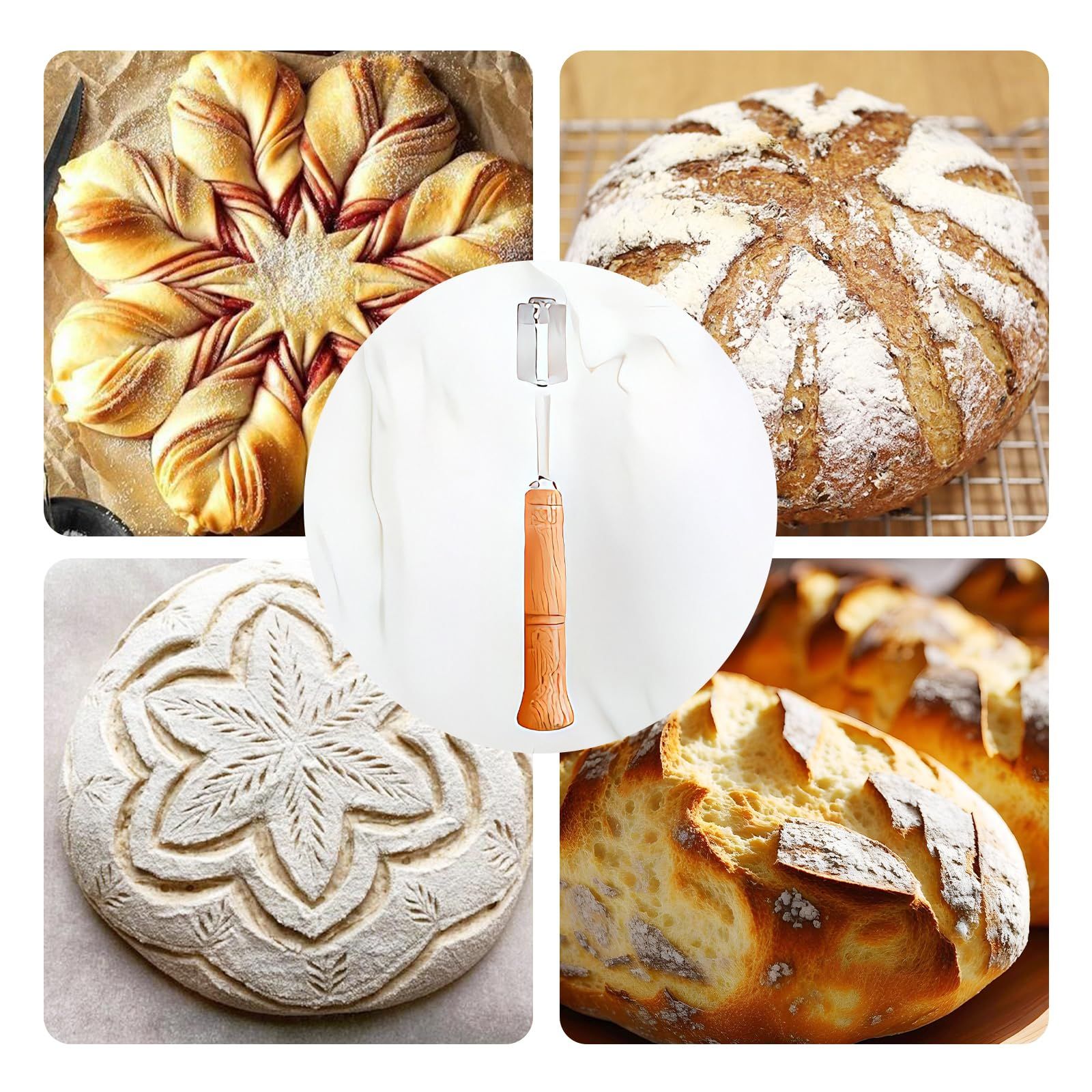 Bread Lame with 5 Replacement Blades view 3