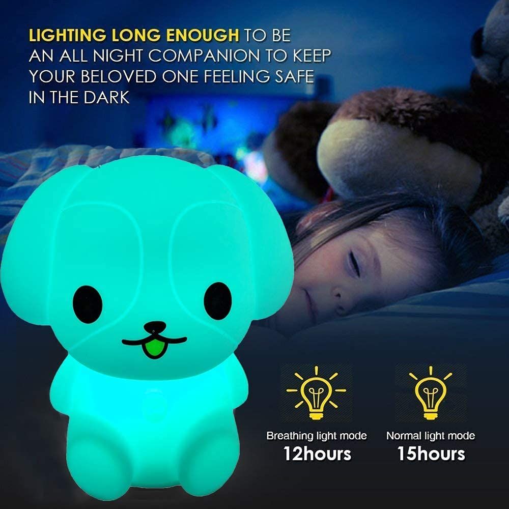Bedside Lamp for Kids, Baby Nursery Lamp for Breastfeeding Safe, Break view 5