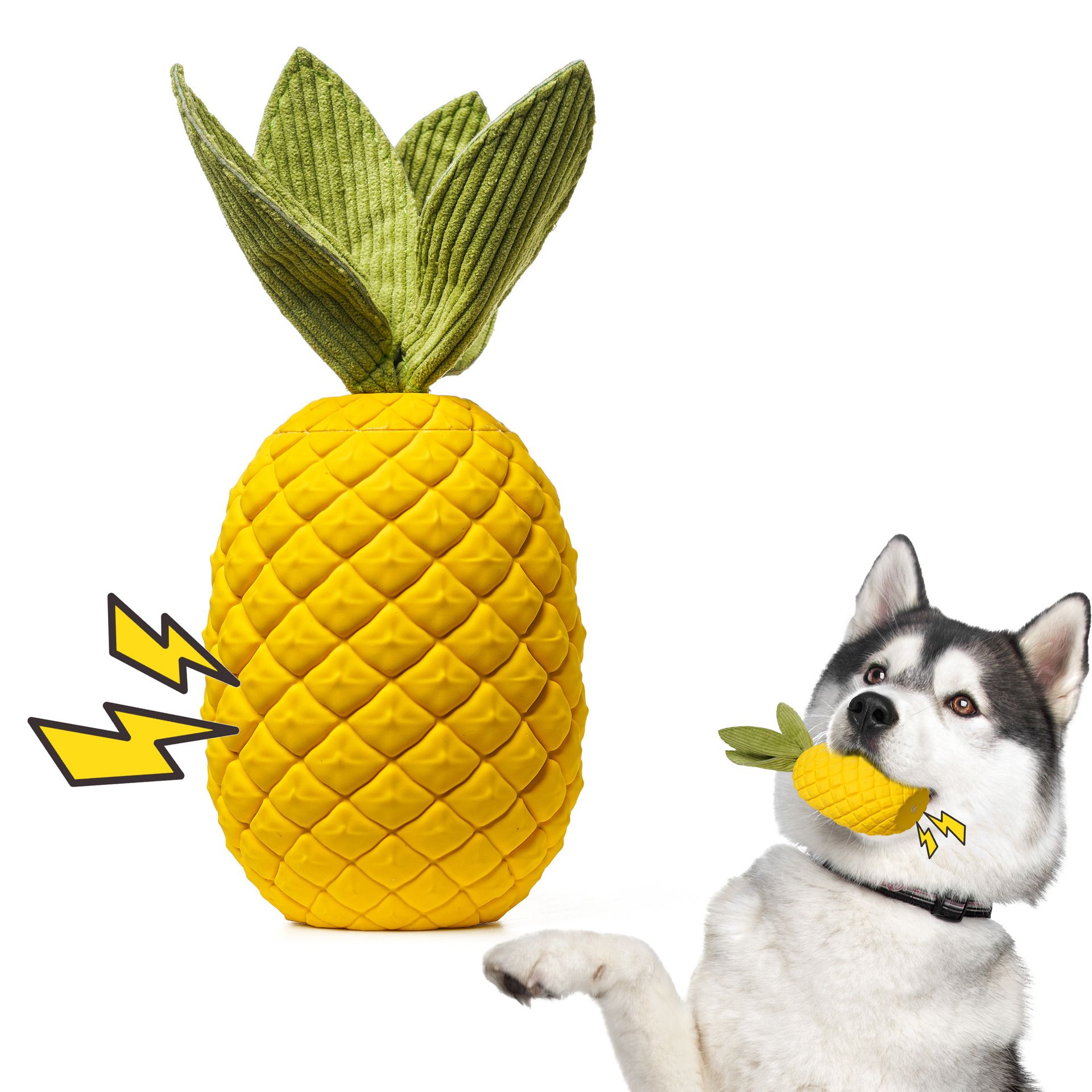 Squeaky Dog Toys for Aggressive Chewer Large Medium Breed Dog