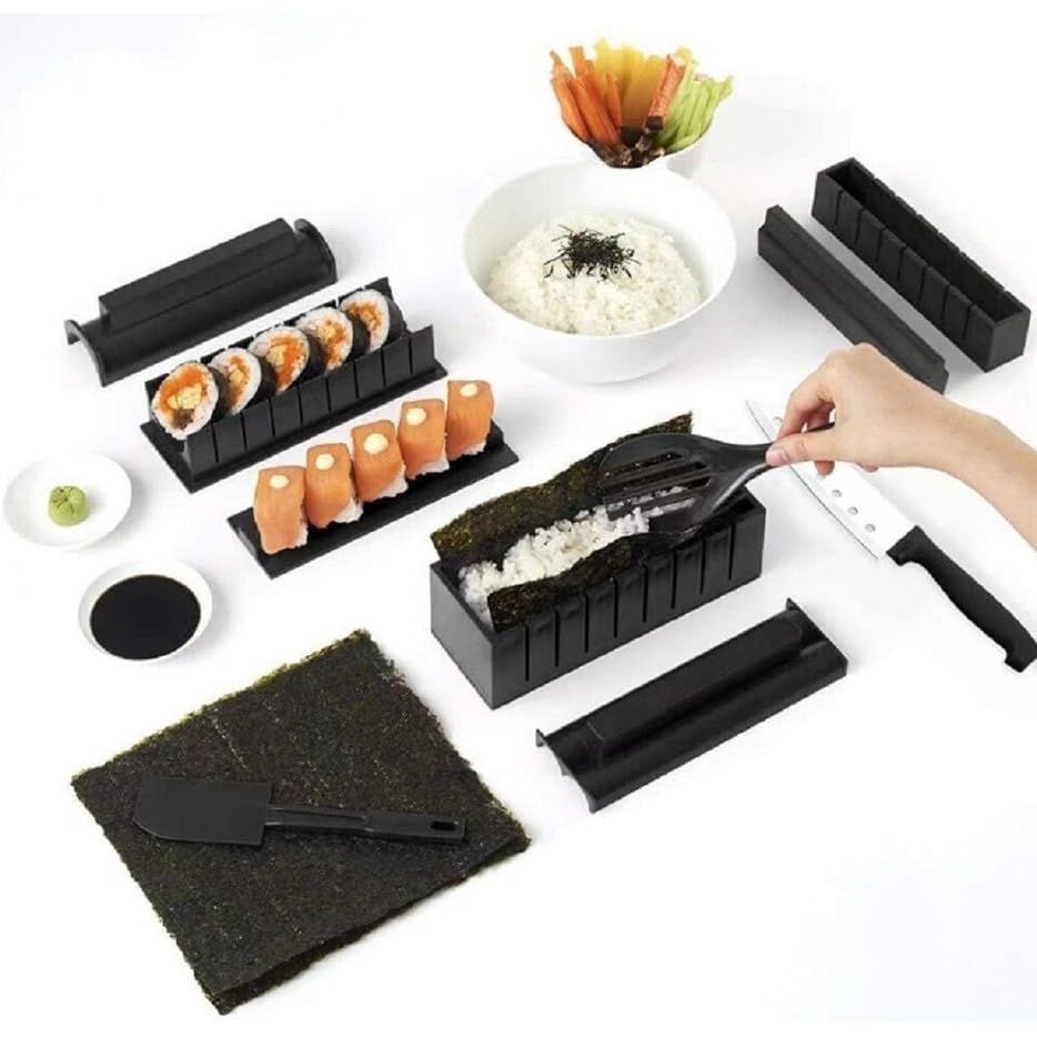 Sushi Making Kit, Sushi Kit with Sushi Mat,Sushi Roller, Sushi Maker, Bamboo view 2