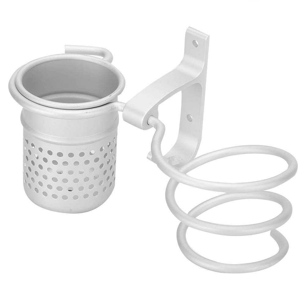 Aluminum Storage Holder Wall Mount Hair Dryer Holder Wall Phone Holder with view 5