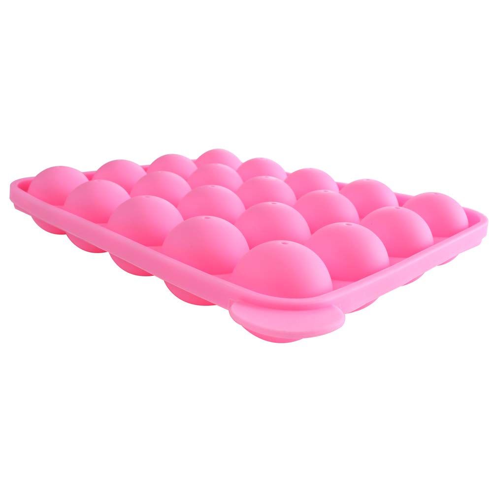 20 Cavity Silicone Pink Lolly Pop Party Cupcake Baking Mold Cake Pop Stick view 5