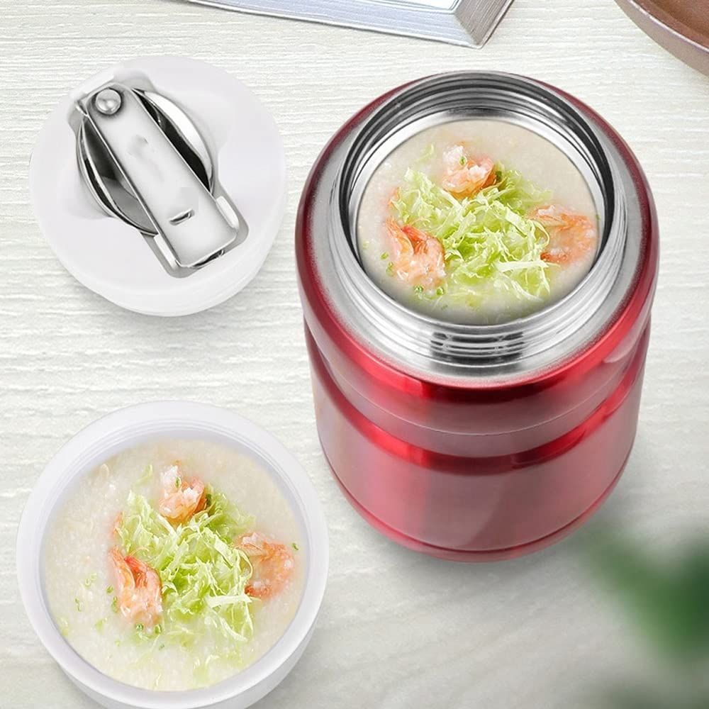 Red Thermoses 500ml/750ml Stainless Steel Thermoses Portable Vacuum Insulated view 3