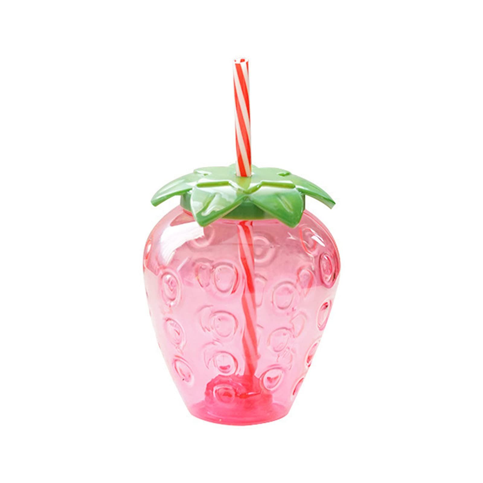 Strawberry Cup with Straw
