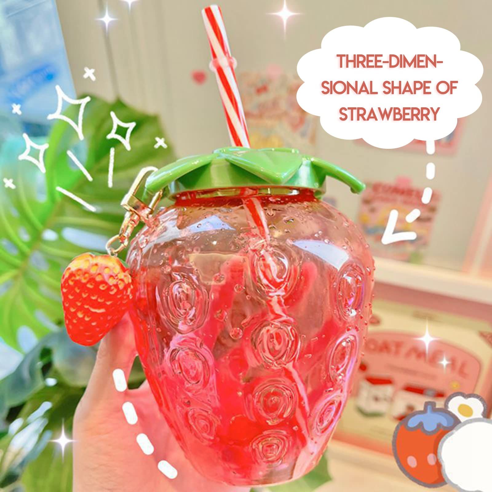 Strawberry Cup with Straw view 5