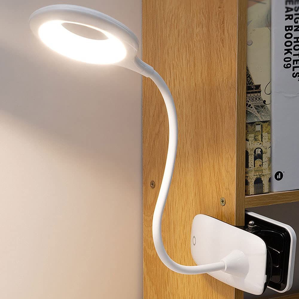 Clip On Dimmable Desk Lamp for Bed Headboard view 3