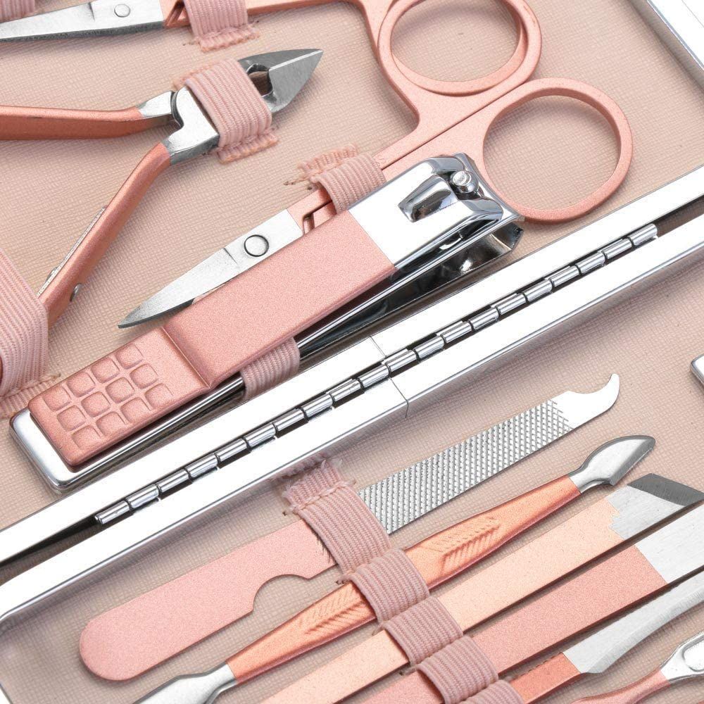 18 in 1 Stainless Steel Professional Manicure & Pedicure Kit for Women view 4