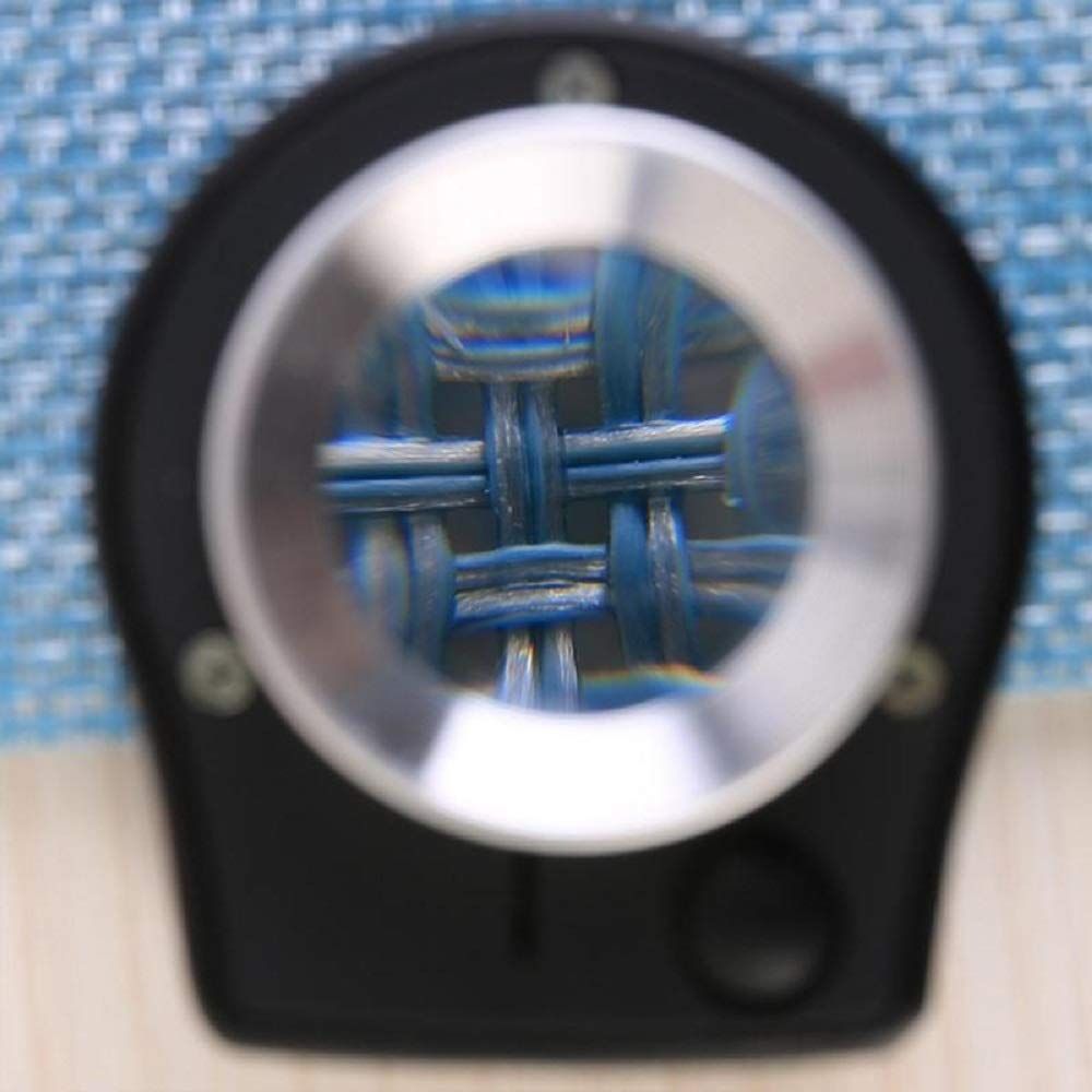 Handheld Microscope Magnifying Glass Jewelers Loupe with Light view 2