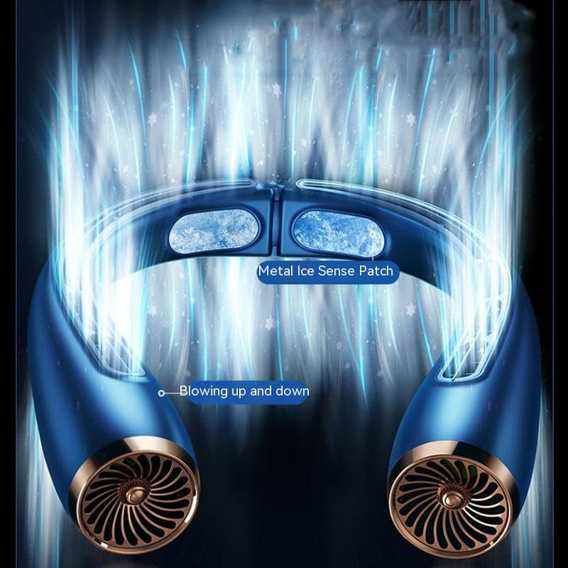 Wearable Neck Fan with Cooling Plates view 4