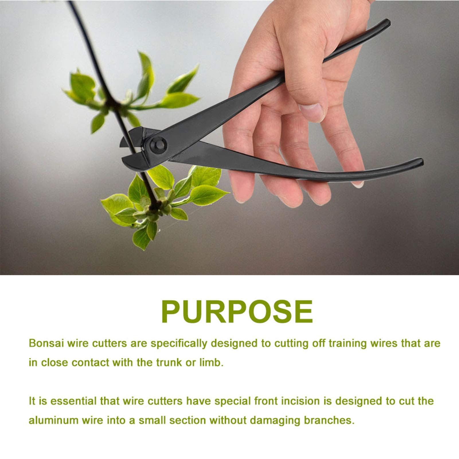 Bonsai Wire Cutter, Professional Grade Alloy Durable Wire Cutting Pliers with view 5