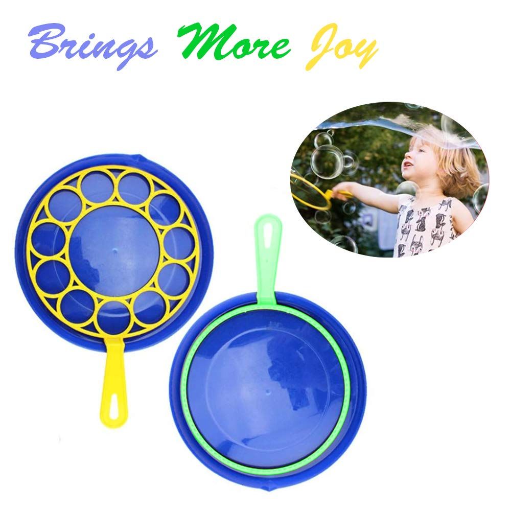 Bubble Wands Set, Kids Outdoor Giant Bubbles Wand Large Bubbles Maker Toys for view 2