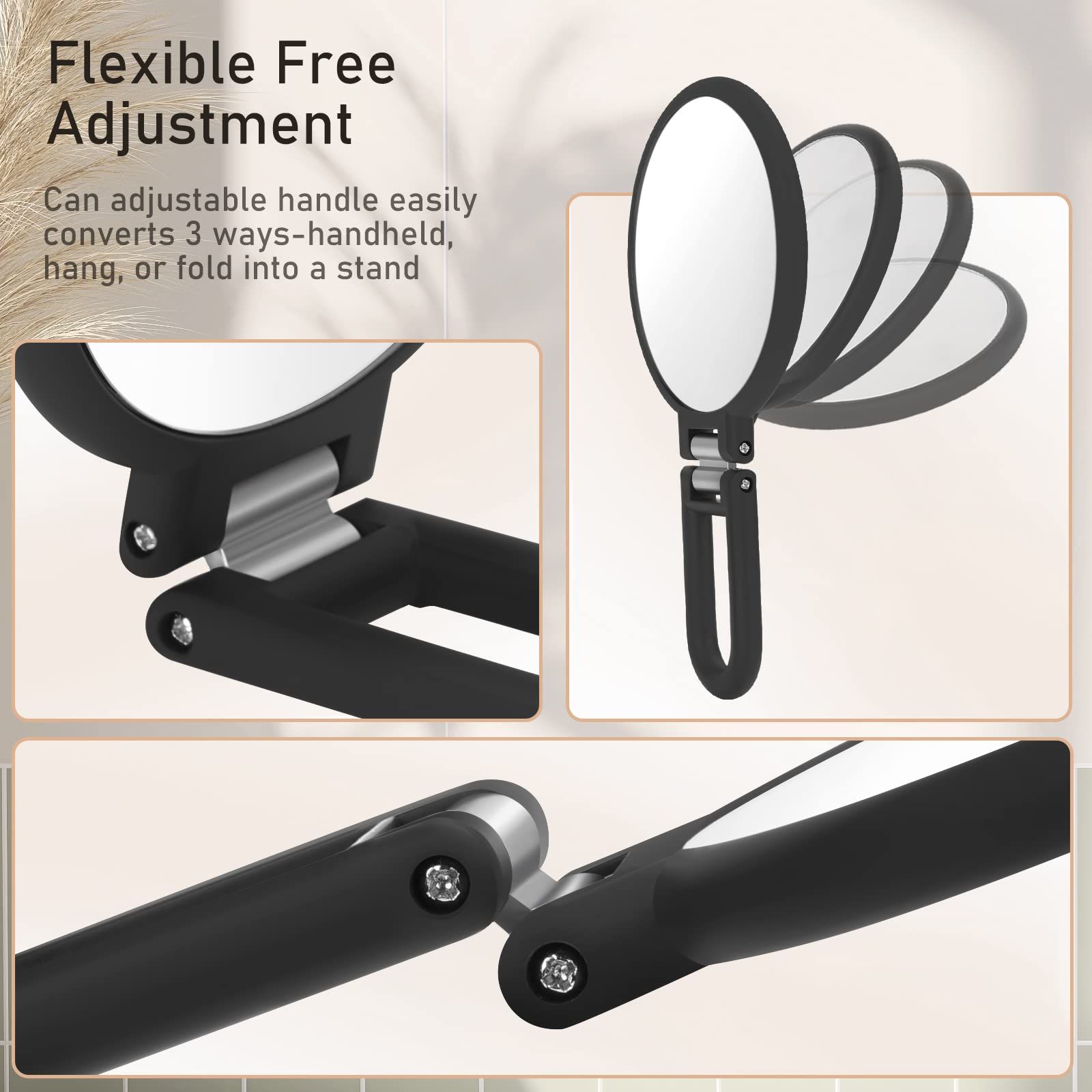 Magnifying Handheld Mirror Double Sided view 4