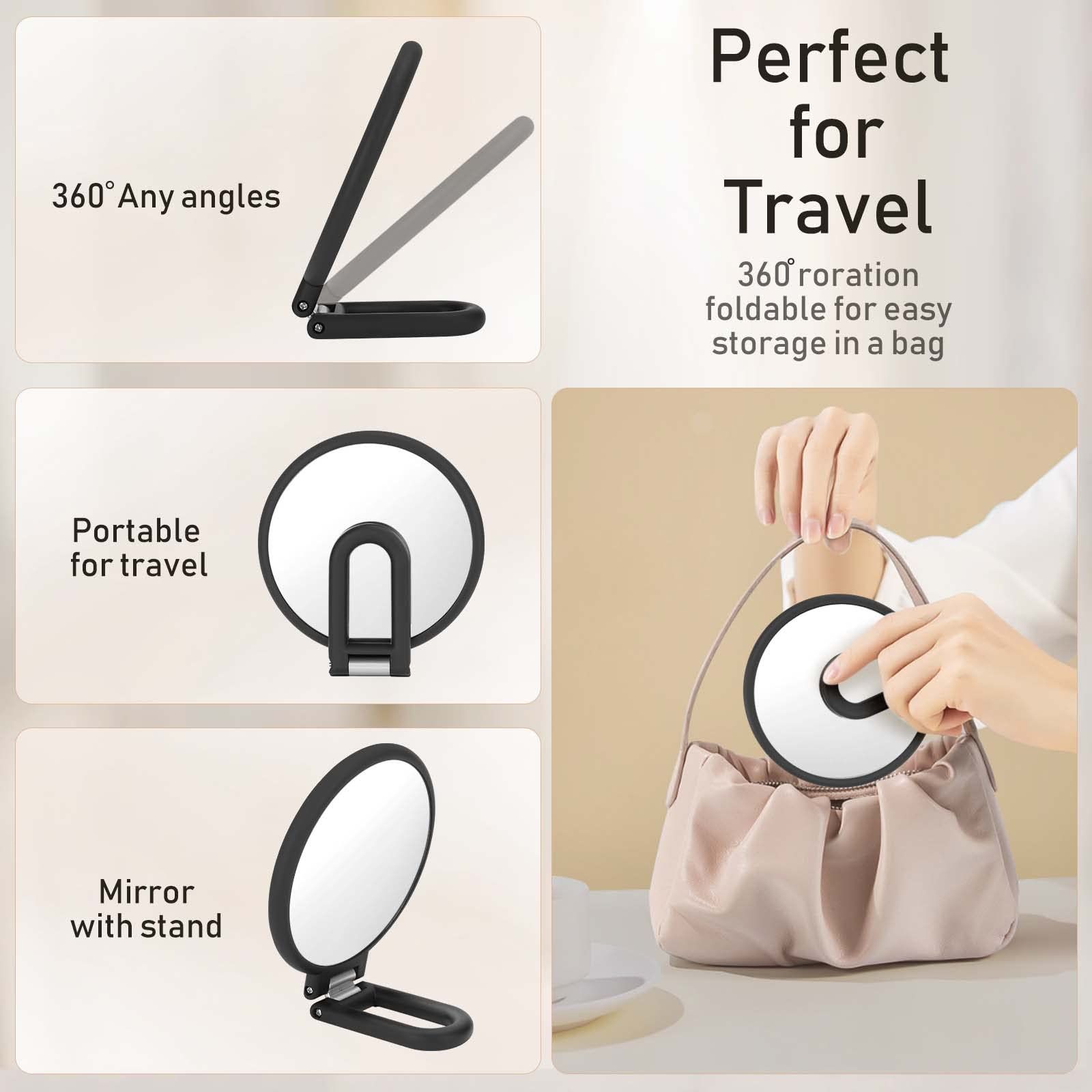 Magnifying Handheld Mirror Double Sided view 5