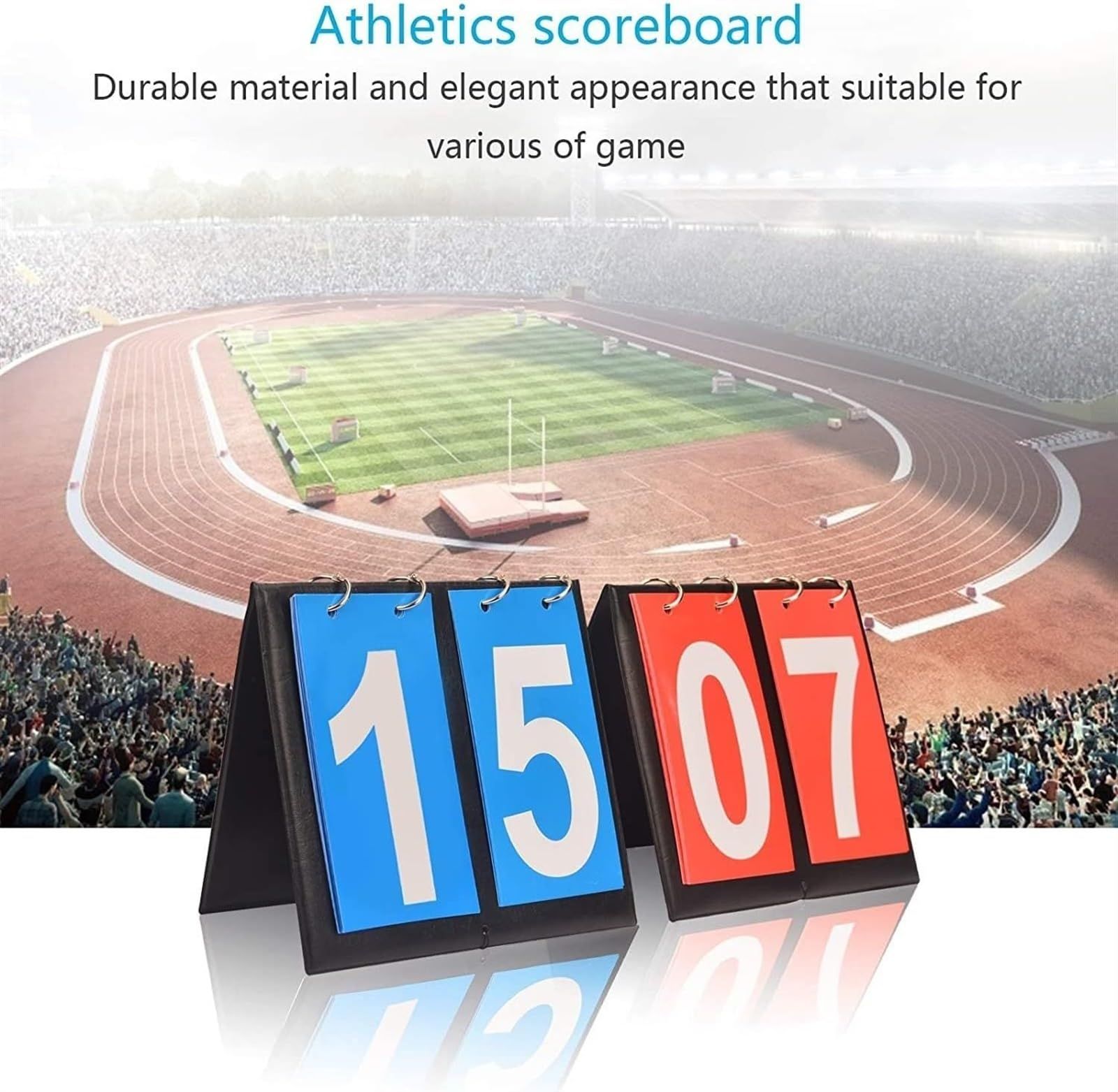 Sports Scoreboard 2pcs Score Board Numbers Portable Flip Digital Scoreboard view 2