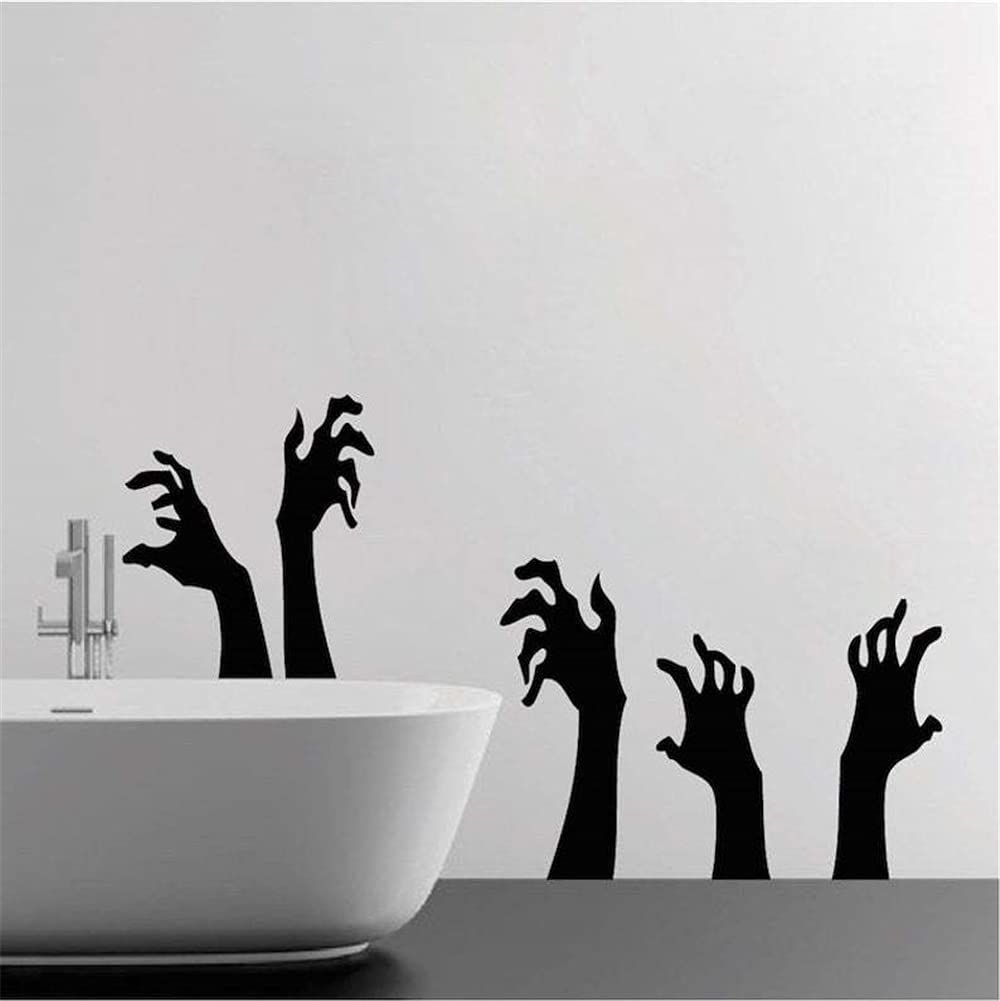 Halloween Wall Sticker Horrible Halloween Ghost Hand Wall Decal Removable view 3