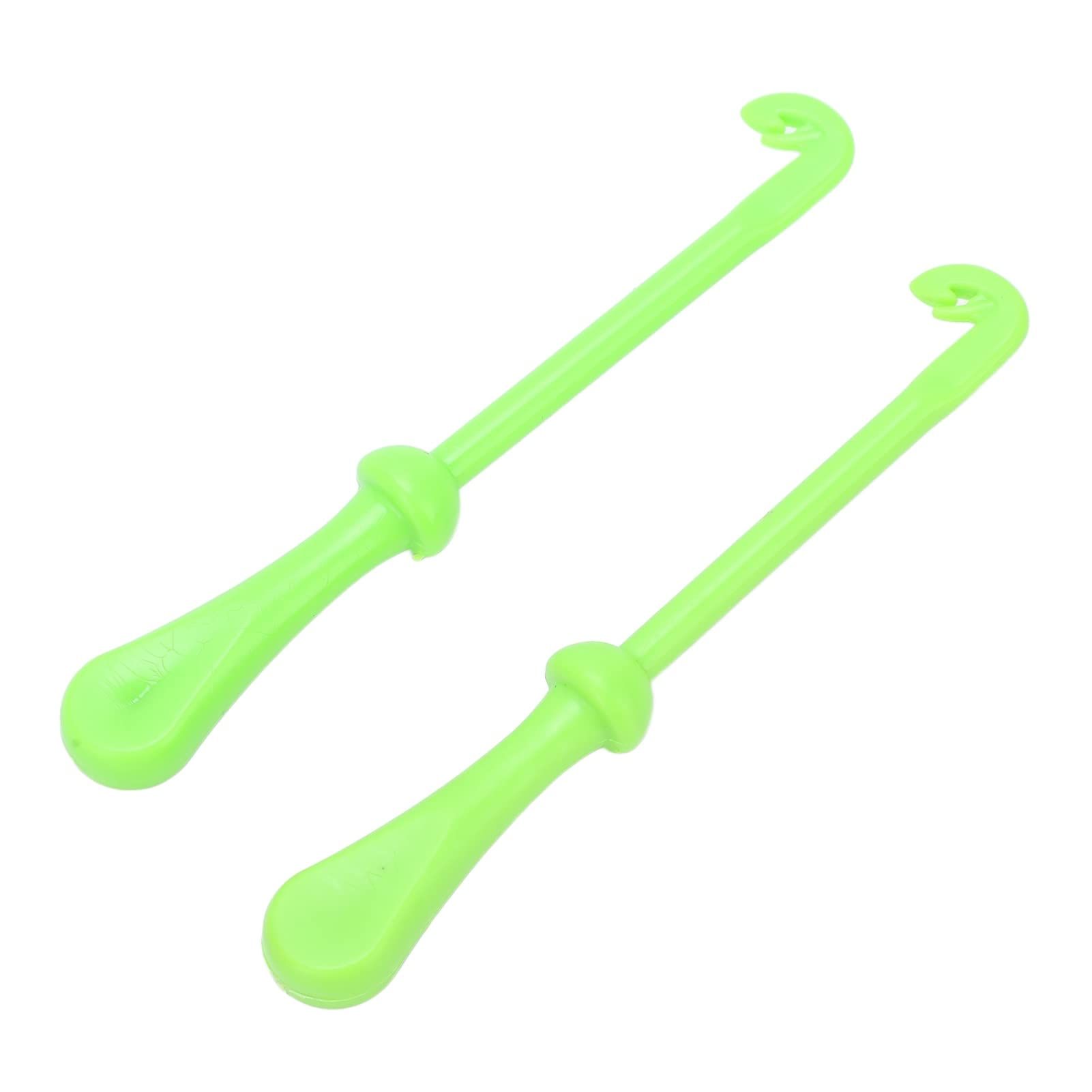 2pcs Fast Knot Tying Tool Portable Plastic Hook Loop Disgorger Remover for