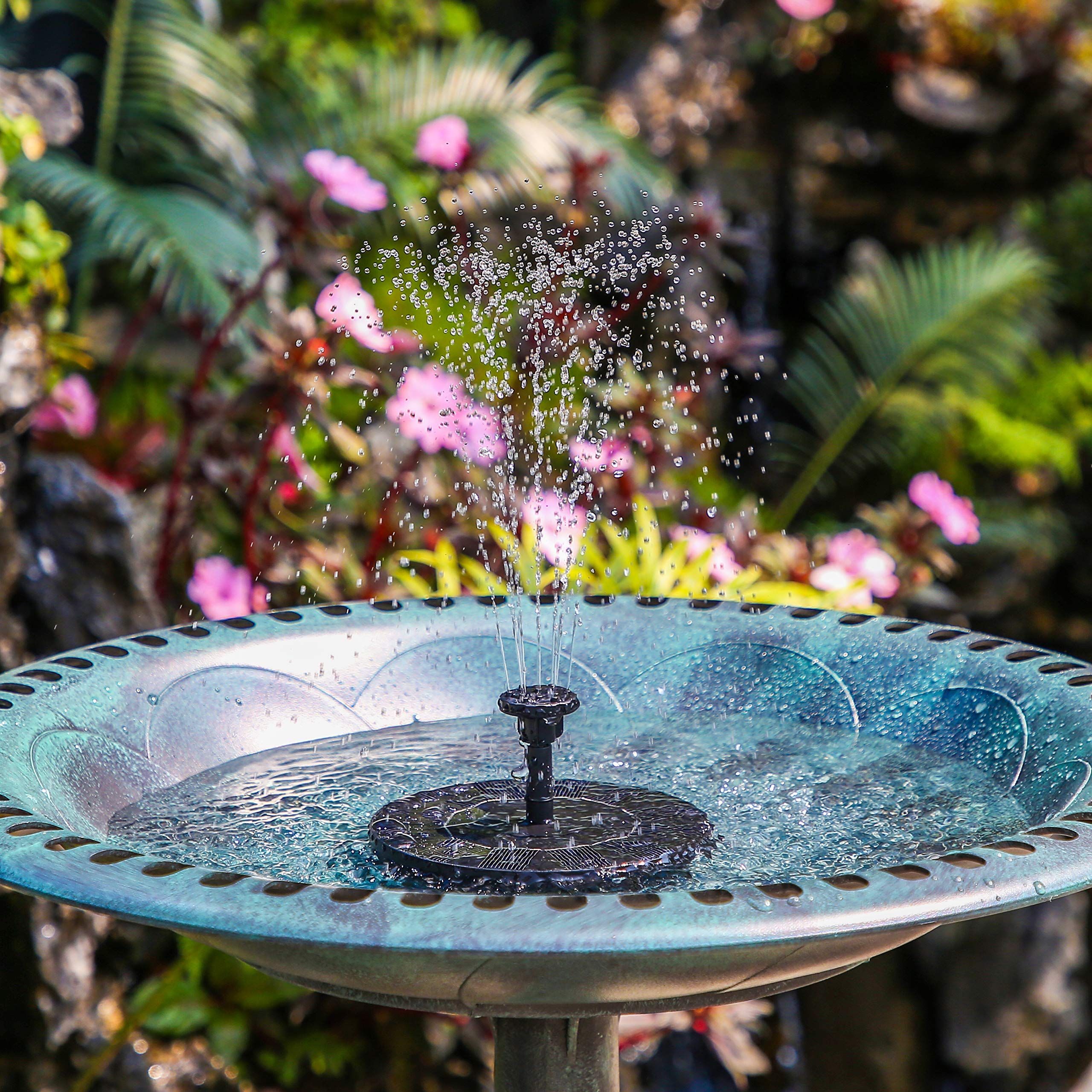 Solar Bird Bath Fountain Pump view 2