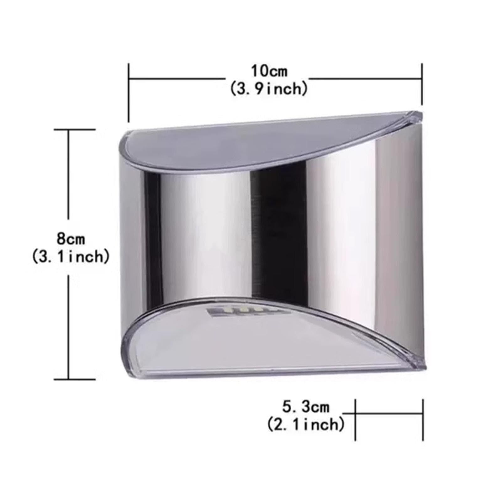 Outdoor Solar Lights Solar Wall Light Balcony Garden Solar Light Stainless view 2