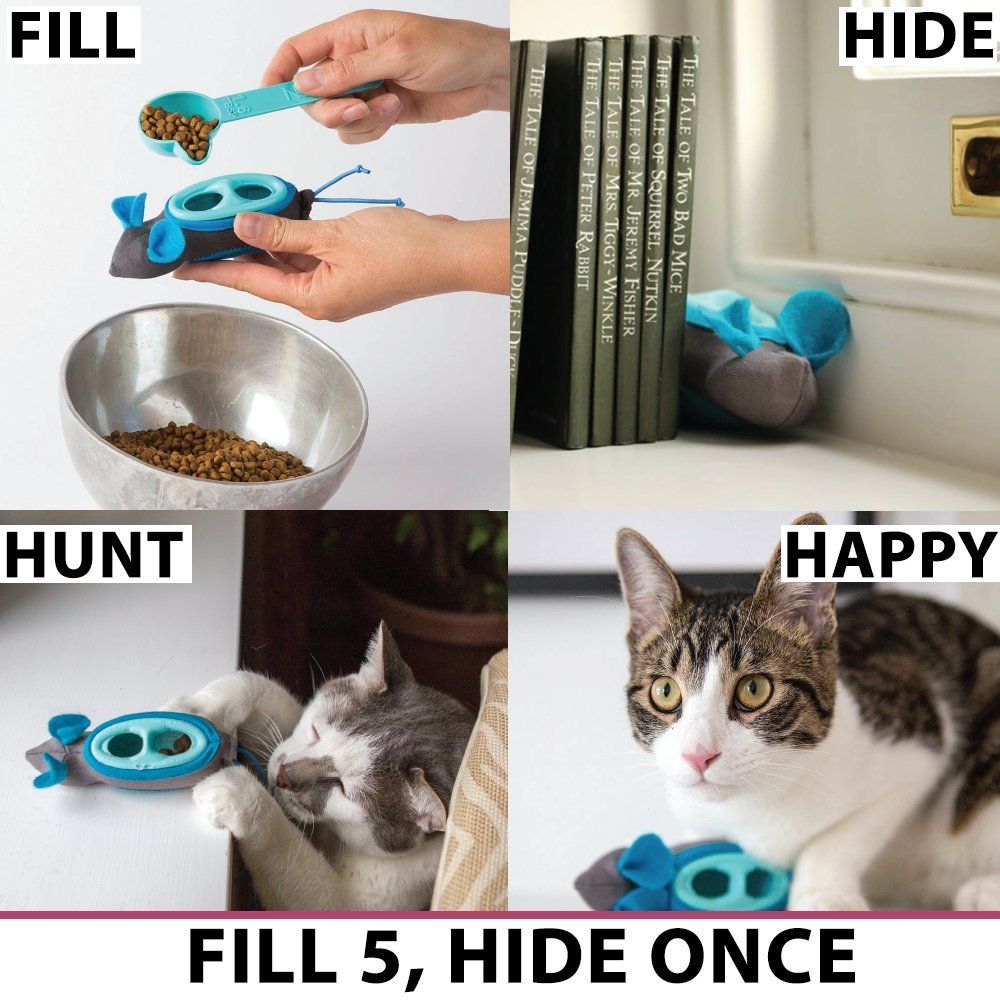 Interactive Indoor Hunting Cat Feeder view 2