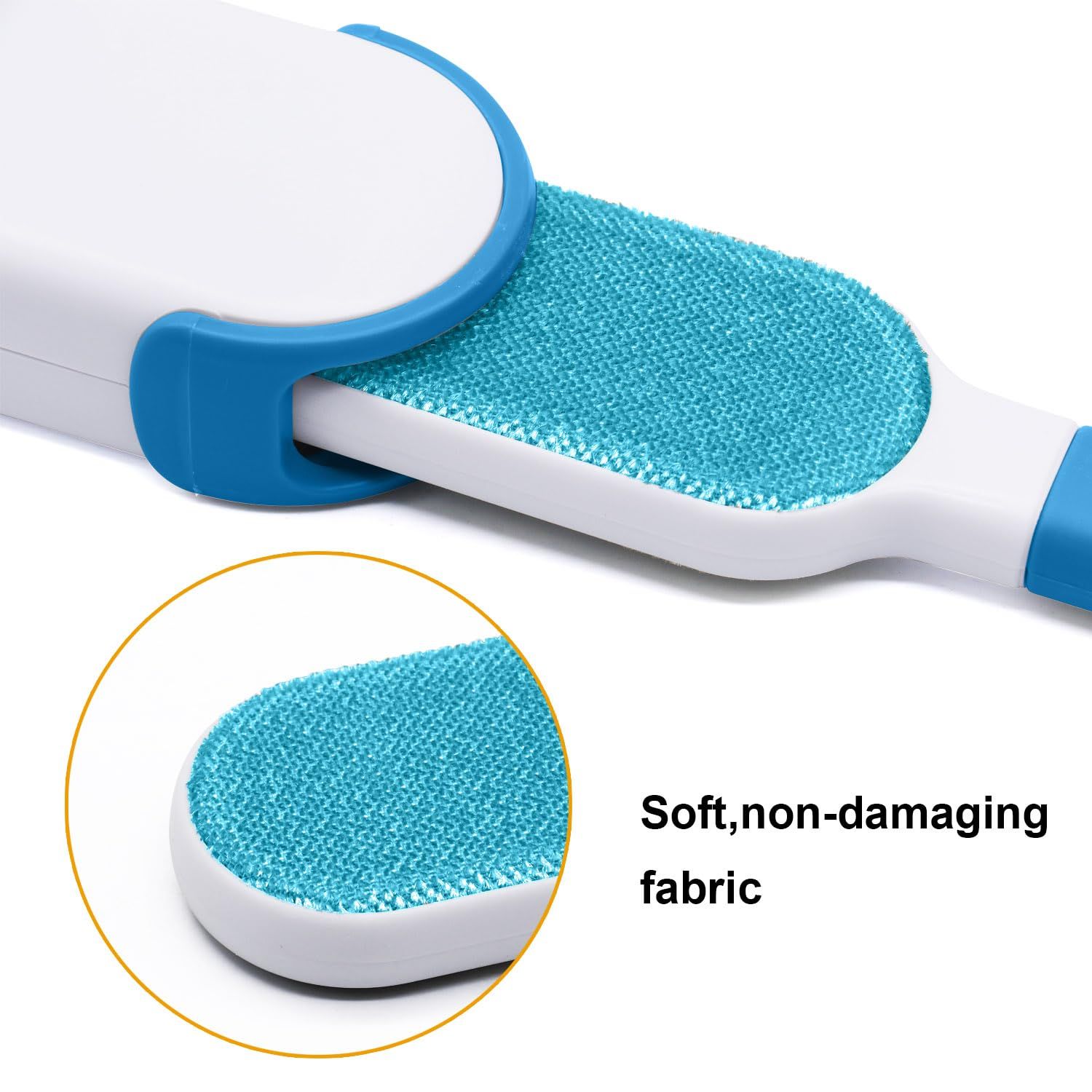 Blue Pet Hair Remover Brush view 5