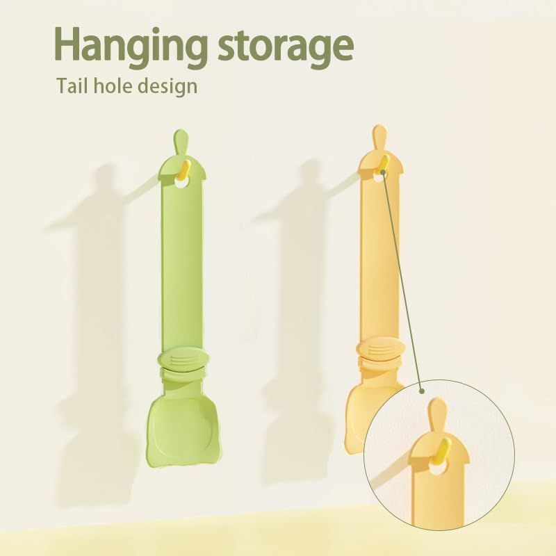 2 pcs Cat Strip Feeders, Cute Cat Head Shape Cat Strip Squeeze Spoons view 3