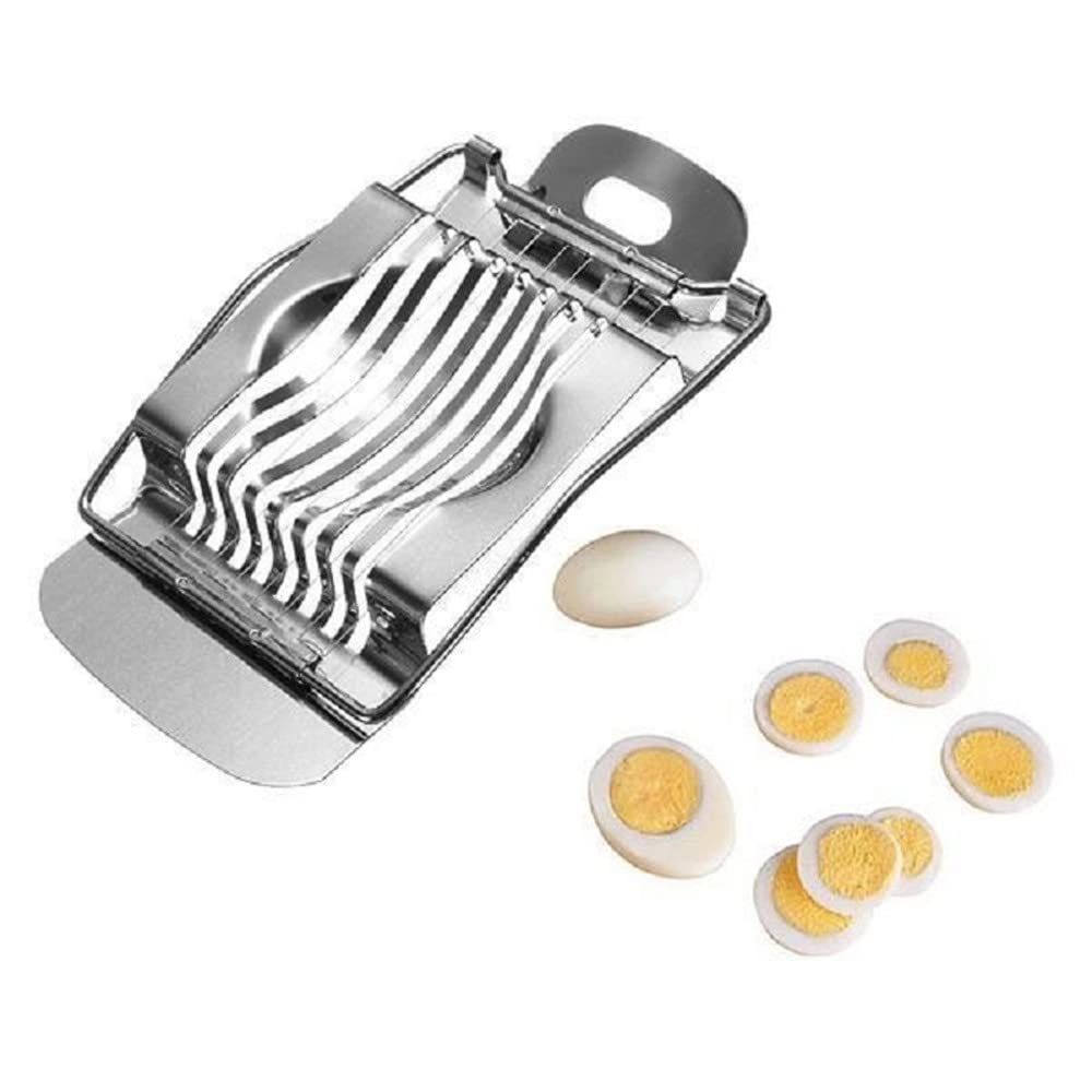 Stainless Steel Egg Cutter 1 Packs Multi-Functional Egg Fruit Slicer Egg