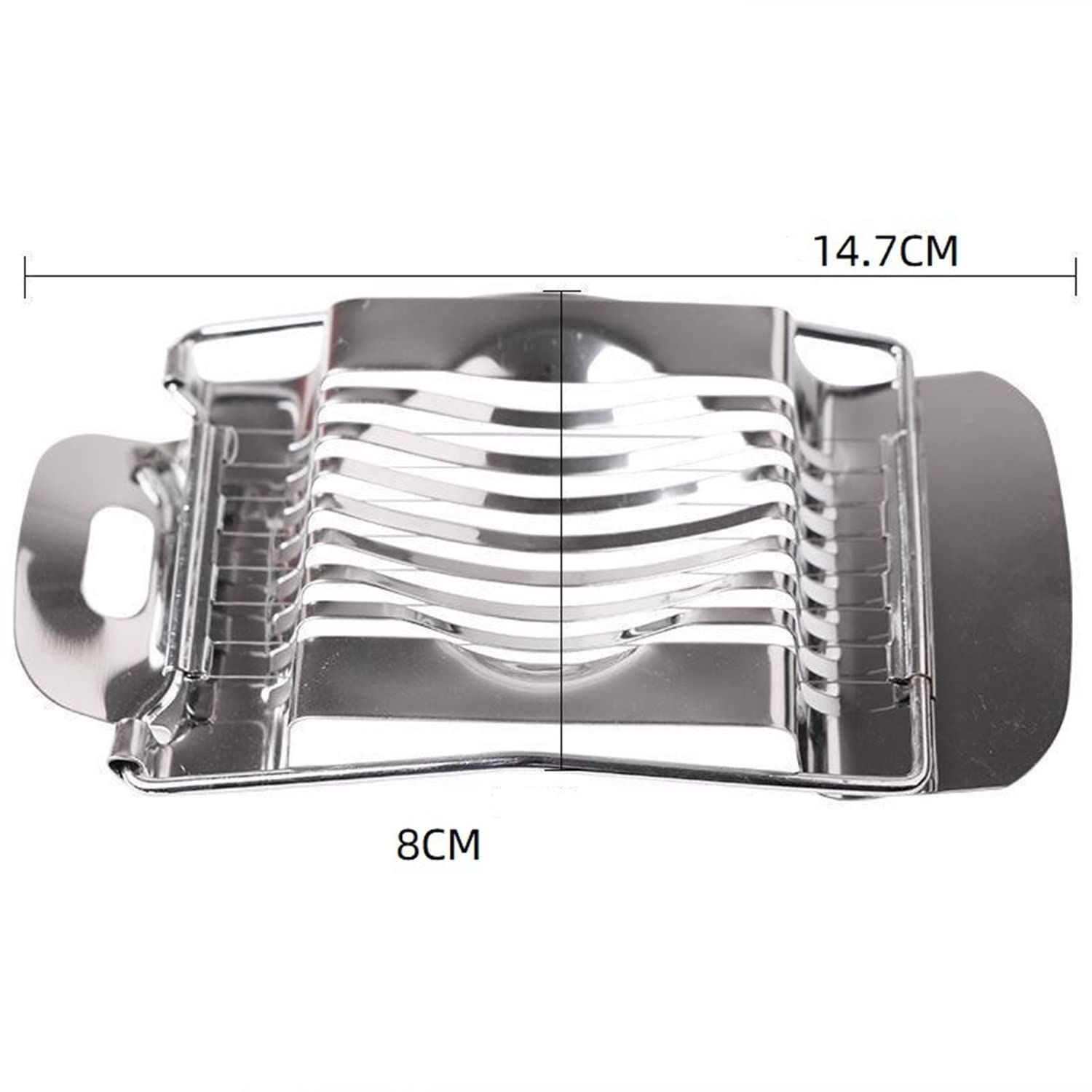 Stainless Steel Egg Cutter 1 Packs Multi-Functional Egg Fruit Slicer Egg view 2