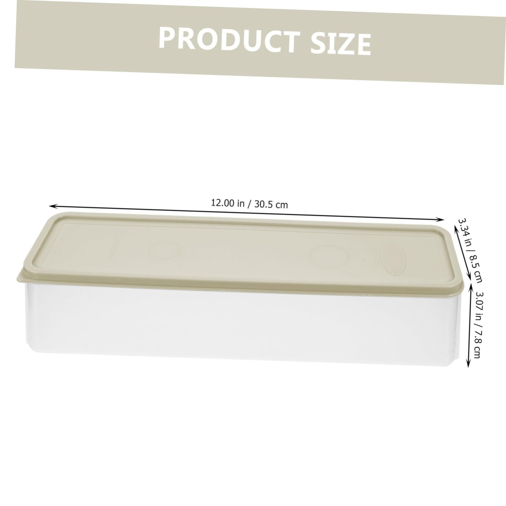 Noodle Storage Box Noodle Canister with Lid Airtight Storage Rectangular Pasta view 5