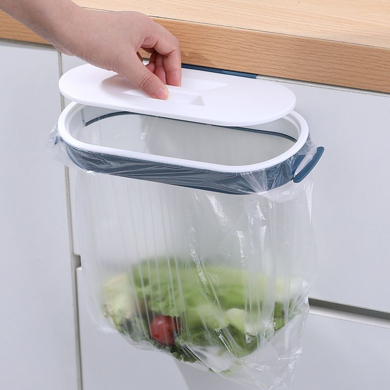 Garbage Bag Holder Trash Bag Hanging Bracket Waste Bin Hanger Organizer for view 3