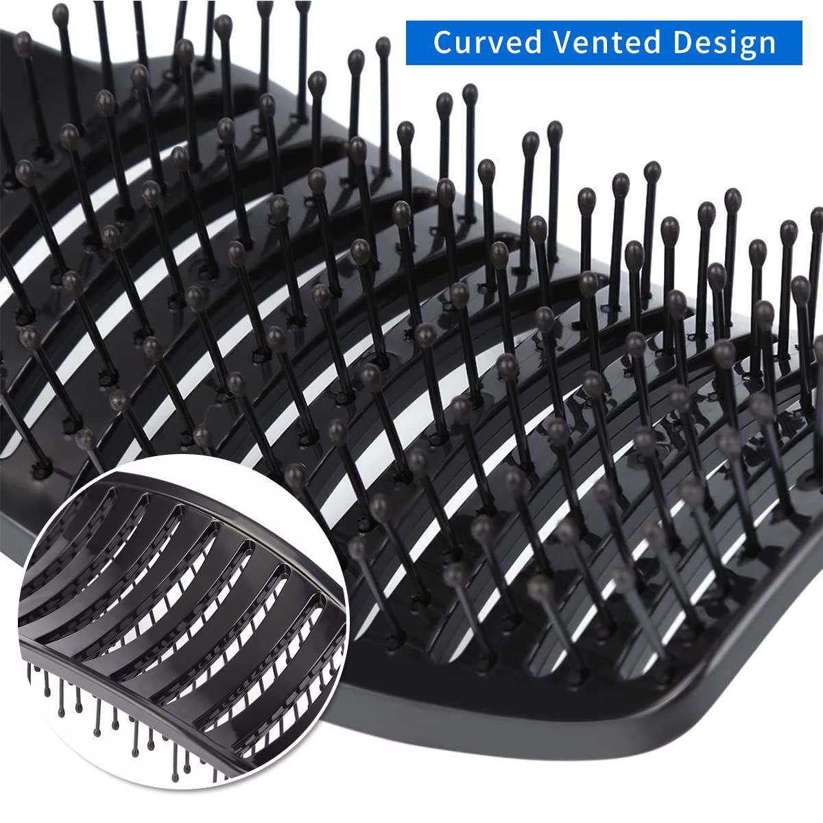 Vent Brush,Flex Vented Detangling Styling Hair Brush for Long Thick Curly view 2