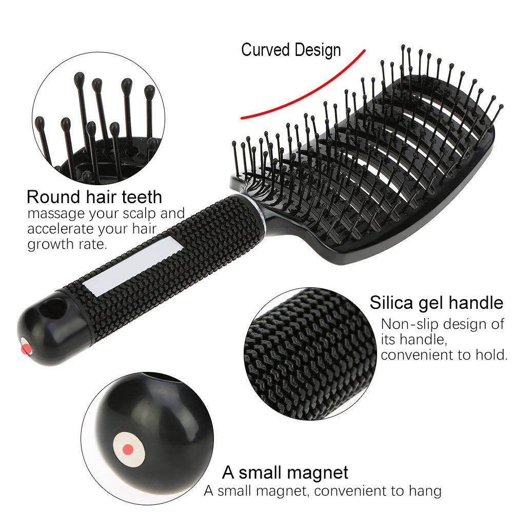 Vent Brush,Flex Vented Detangling Styling Hair Brush for Long Thick Curly view 3