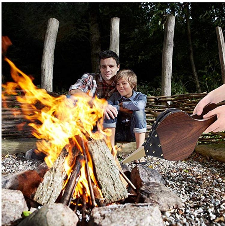 Barbecue bellows, wooden blower, fireplace blower, barbecue accessories, fire view 4