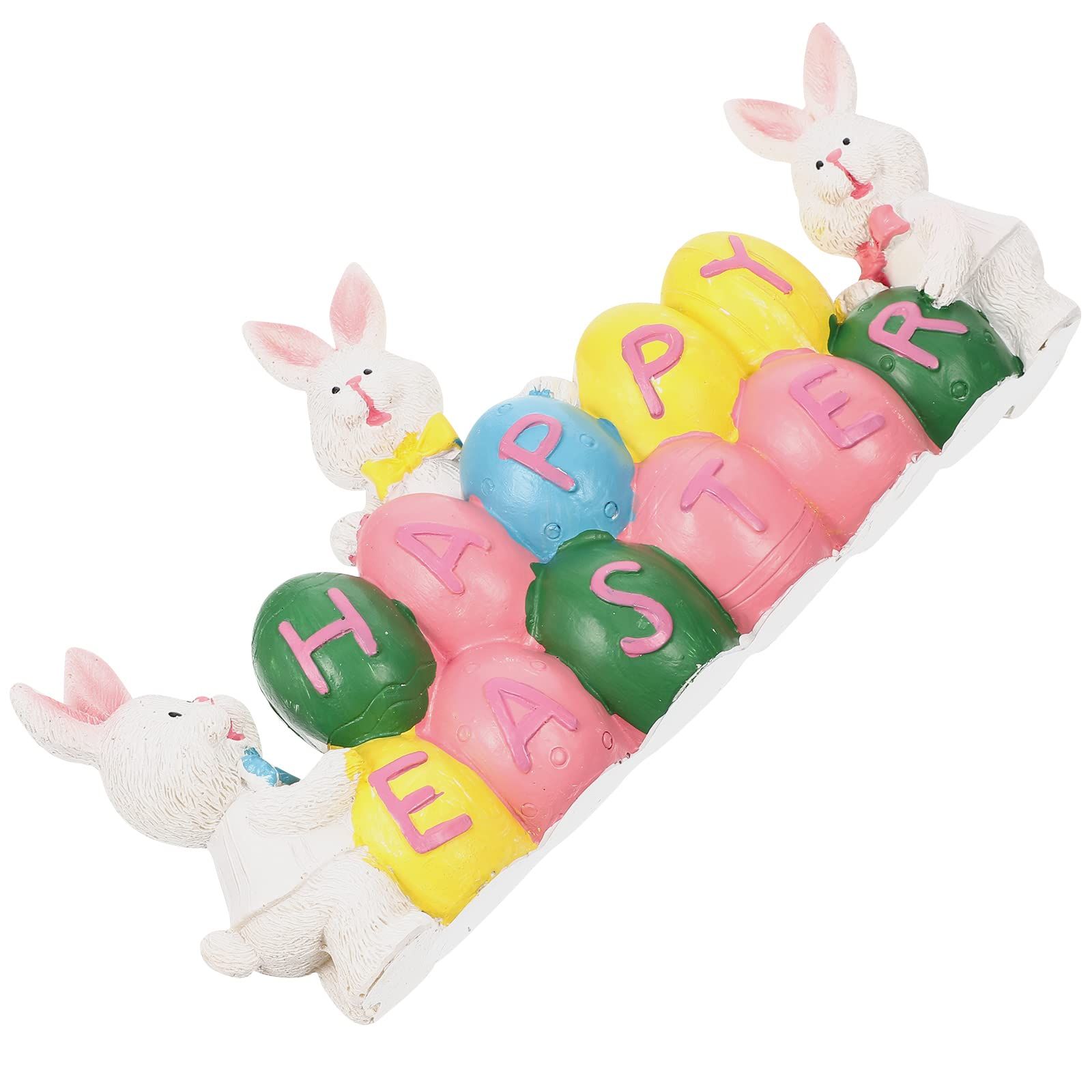 Hand drawn Easter egg bunny centerpiece view 2