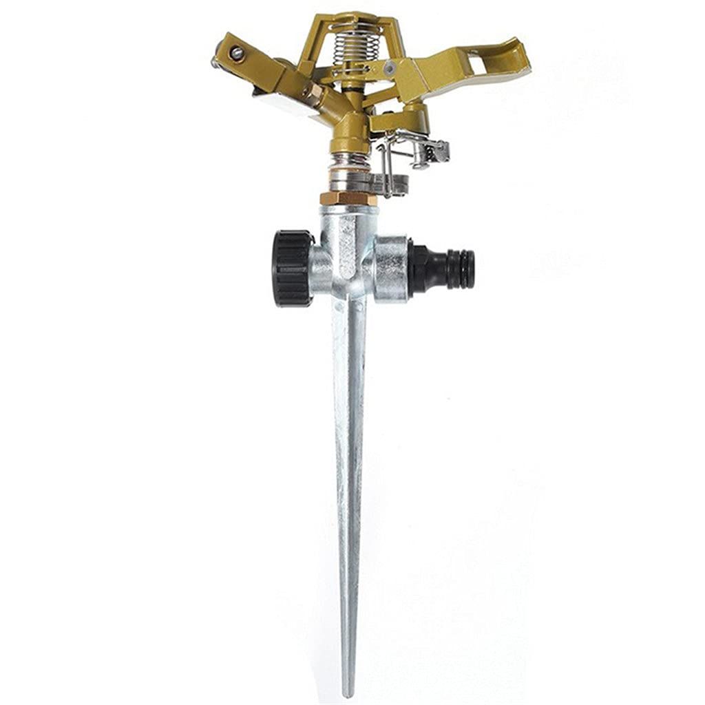 Lawn sprinkler head 360 degree rotating sprinkler zinc alloy garden automatic view 4