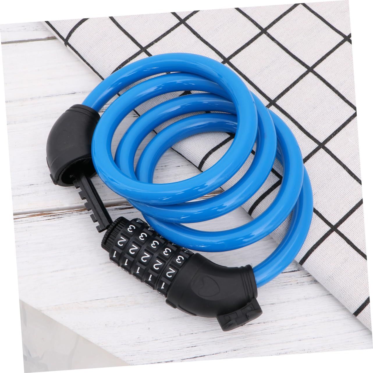 Portable lock, safety lock, bicycle accessories, password lock, mountain bike view 3