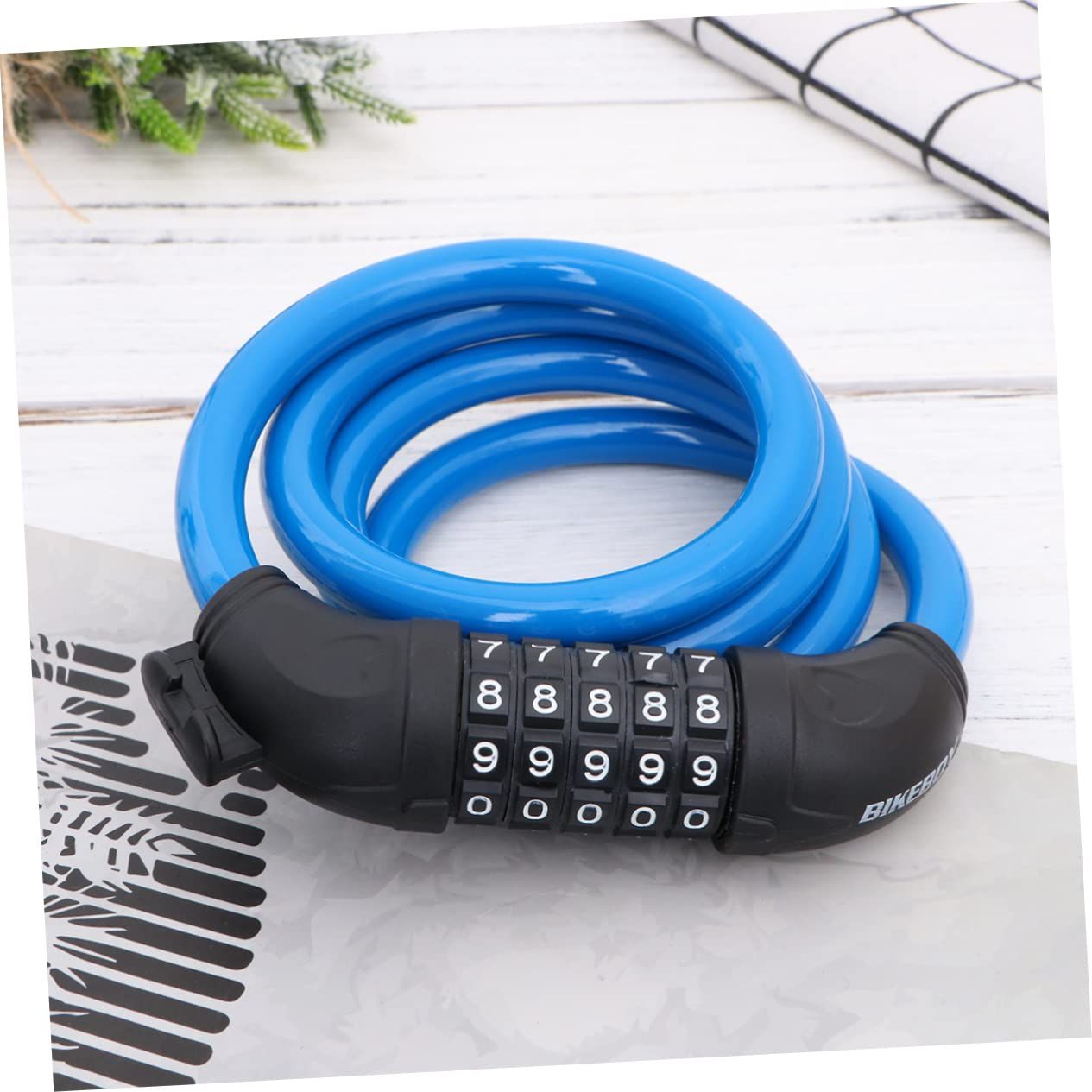 Portable lock, safety lock, bicycle accessories, password lock, mountain bike view 4