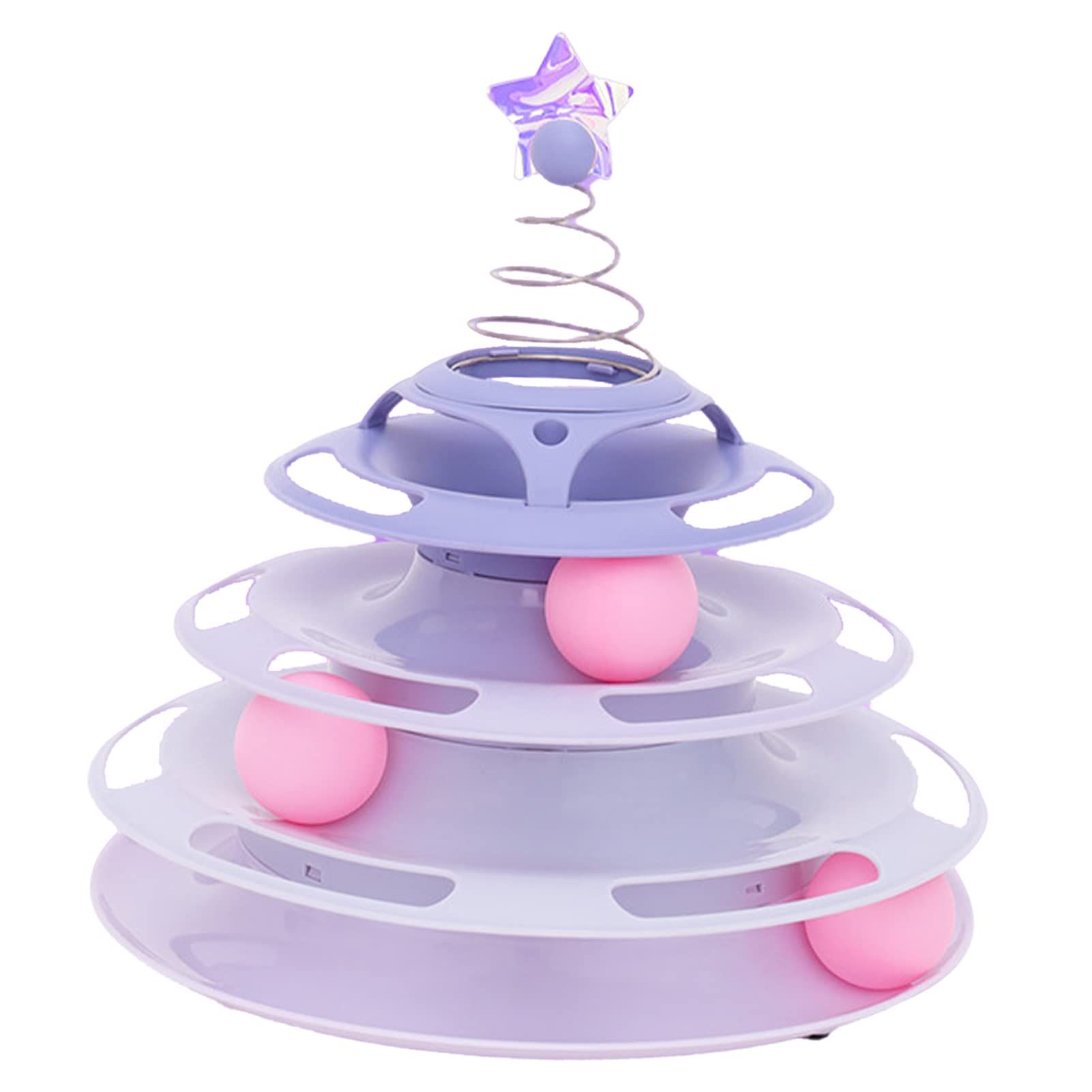 Three layer cat toy roller