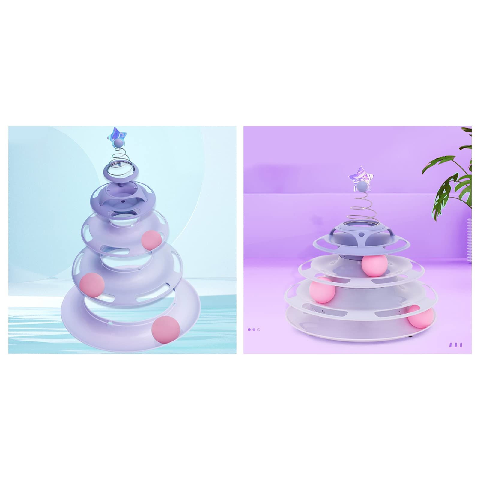 Three layer cat toy roller view 5