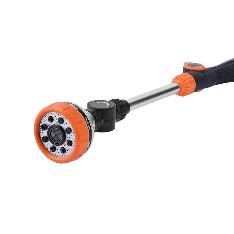 Heavy Duty Stainless Steel Sprayer Nozzle Wand with 8 Patterns Water Flow view 4