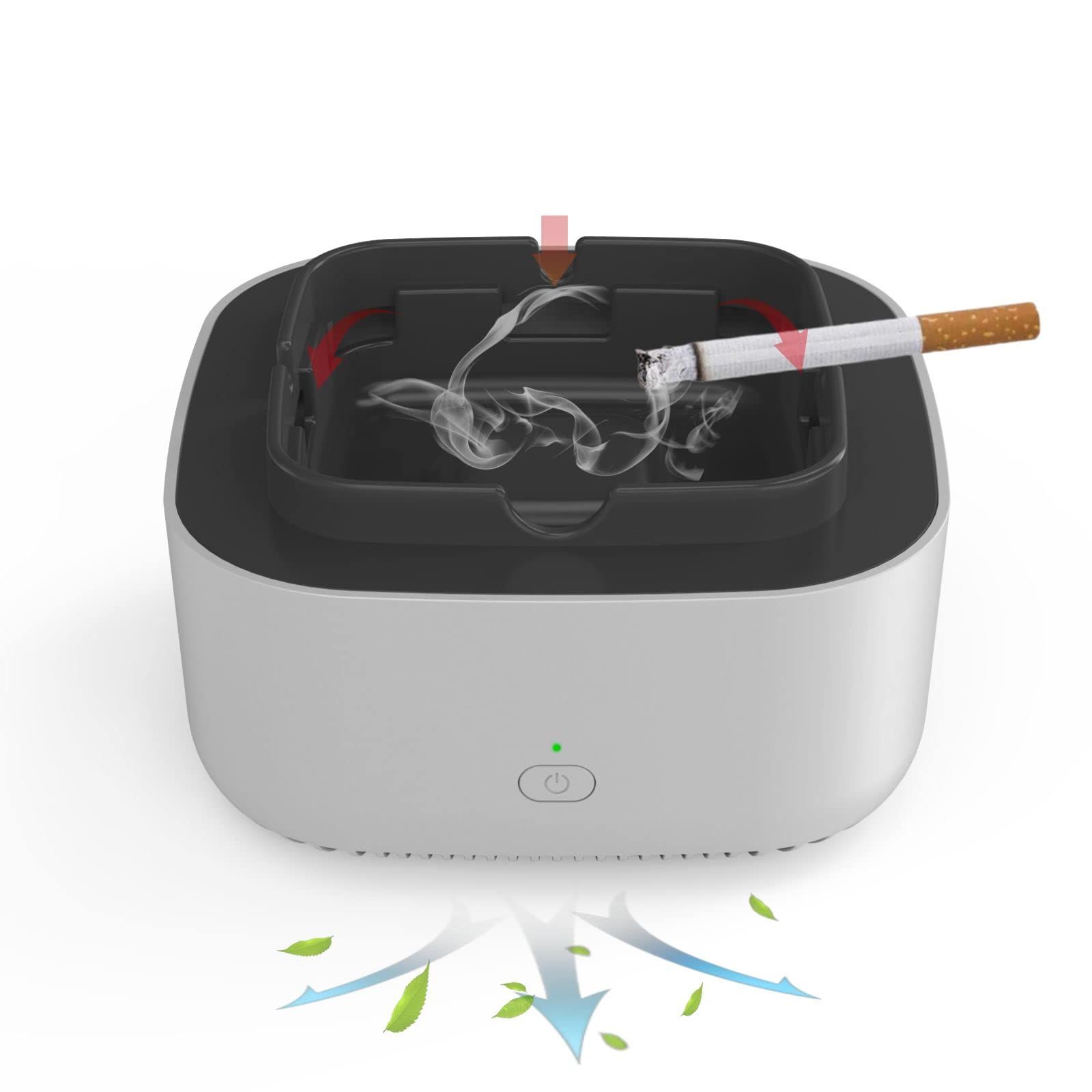 Smokeless cigarette ashtray view 2