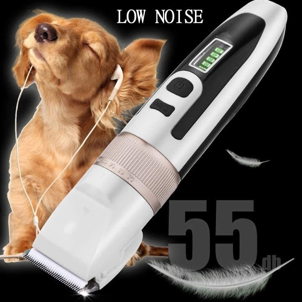 Pet Dog Grooming Kit, Dog Clippers Cordless Quiet Dog Hair Clippers Trimmer view 2