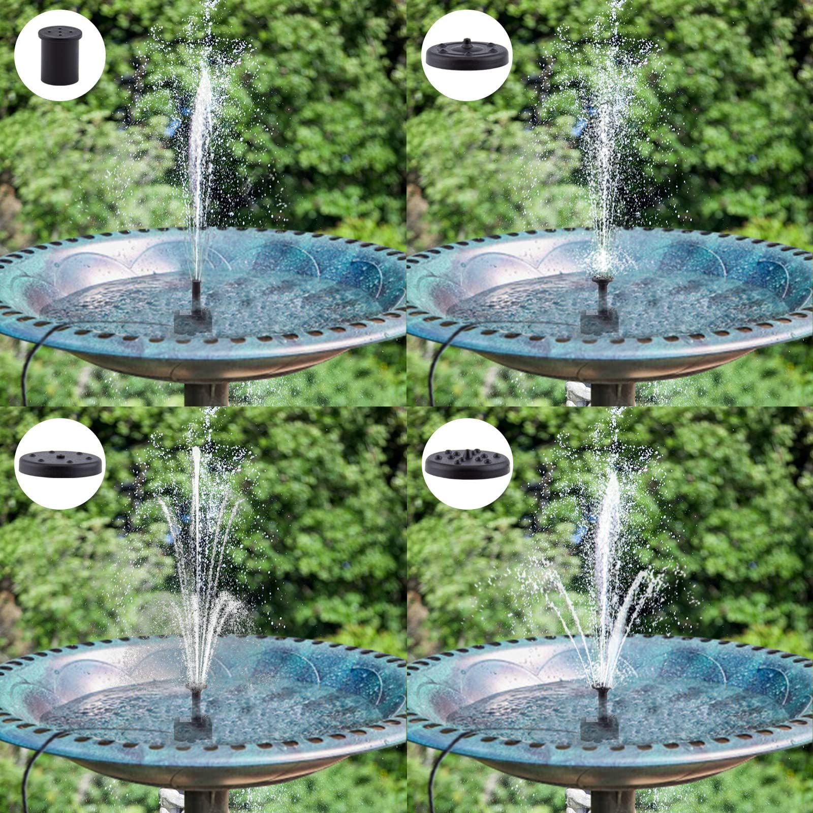 Solar Fountain Pump Kit with Independent Solar Panels view 3