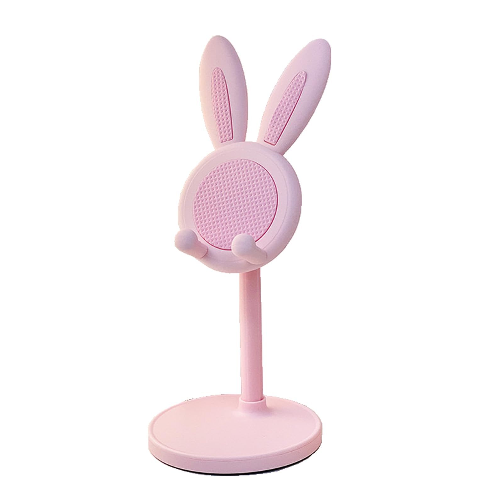 Cell Phone Stand,Angle Height Adjustable Bunny Phone Stand for Desk,Cute