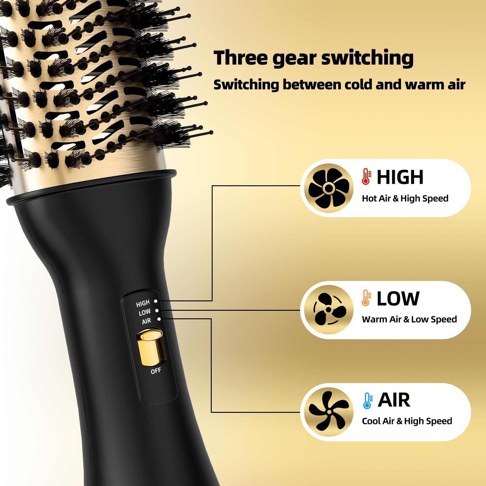 Hair Dryer Brush Blow Dryer Brush view 2